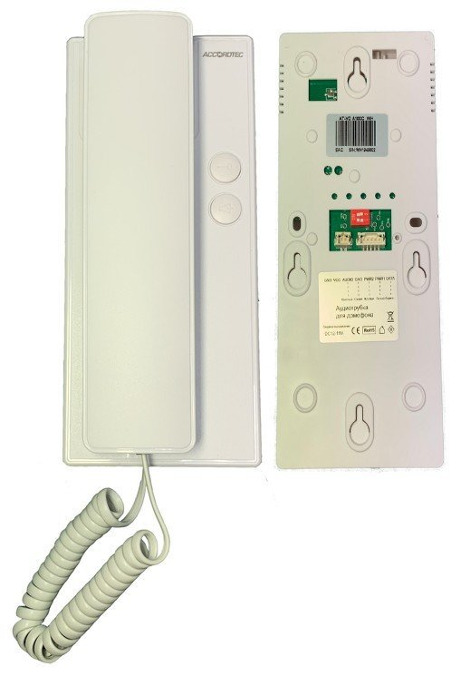 Трубка переговорная AccordTec AT-VD A100C WH