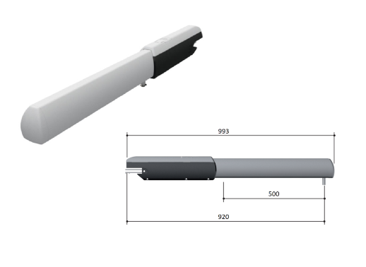 Привод линейный для распашных ворот CAME CAME A5024N