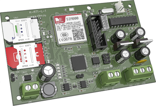 Панель контрольная Контакт GSM-5-RT1 Light