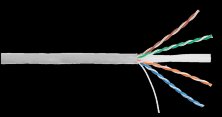 U/UTP 4pair, Cat6a, Solid, In, PVC (NMC 4155A-GY)