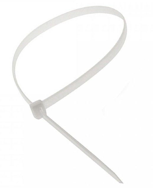 Стяжки нейлоновые 9х600 белые (100 шт) (PR08.2722)
