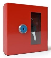 Ключница на 1 ключ (К-01) (красная)