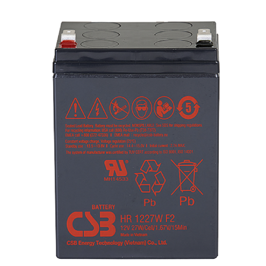 Аккумулятор герметичный свинцово-кислотный CSB CSB HR 1227W