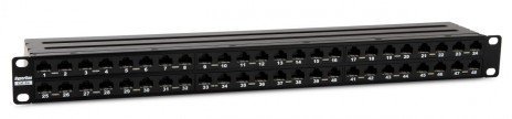 Патч-панель 19" Hyperline PPHD-19-48-8P8C-C6A-110D