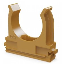 Крепёж-клипса для труб АБС-пластик бук D=32 (25шт) (PR13.0099)