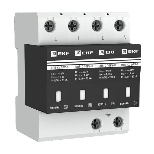 ОПВ-C/4P In 20кА 385В с сигн. (opv-c4)