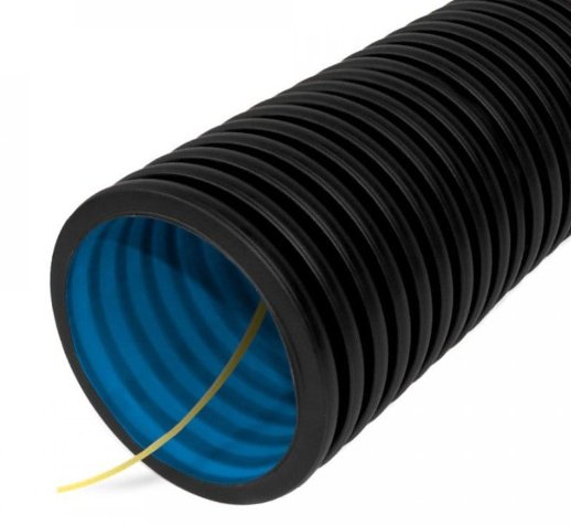 Труба гибкая двус.ПНД D=90 с прот, ст.к /ф чер.(PR15.0143)