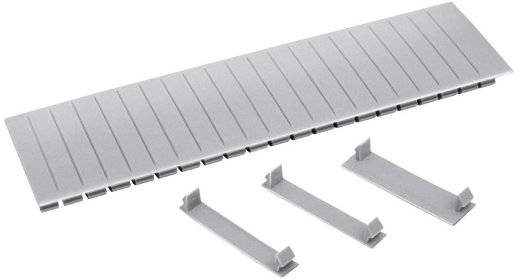 Заглушка IEK Заглушка 12 модулей серая (YZM10-12)