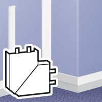 Угол плоский переменный для DLPlus 60х16/20 LegranD LegranD 030293