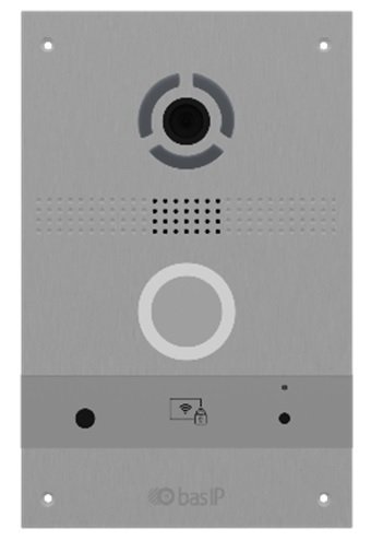 Вызывная панель IP-домофона BAS-IP AV-08FB SILVER
