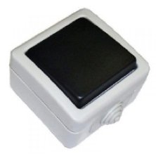 Выключатель одноклавишный EF600SD, серый, LK Aqua (80002)