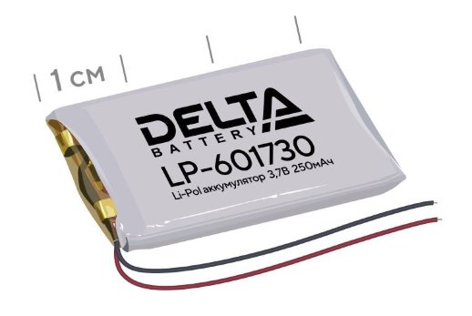 Аккумулятор литий-полимерный призматический Delta Delta LP-601730