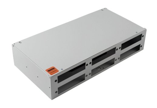 Кросс оптический 19"" Hyperline FO-19R-2U-6xSLT-W140H42-48UN-GY