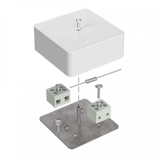 Коробка огнестойкая 75х75х30 (латунь) (40-0450-FR6.0-4-П-Е60)