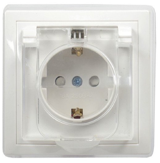 Розетка 1местн. КВАРТА IEK РСбш10-3-ККБ-44 (ERK70-K01-10-DM-44)