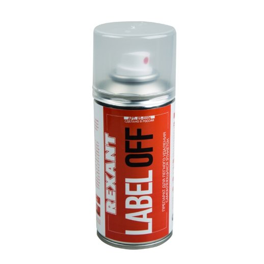 Баллон с очистителем Rexant Средство для удаления наклеек LABEL OFF, REXANT, 150 мл, аэрозоль (85-0004)