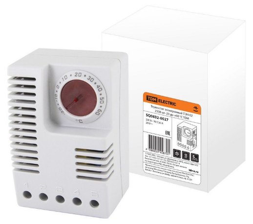 Термостат TDM ЕLECTRIC Термостат электронный ТЭН-02 230В (SQ0832-0027)