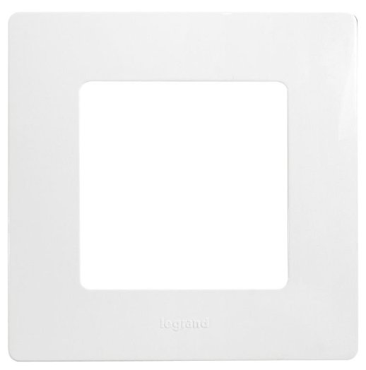 Рамка LegranD Рамка 1 пост ETIKA, белая (672501)