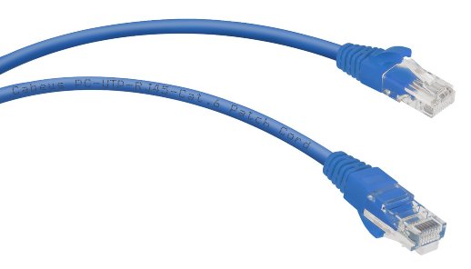 Патч-корд медный CABEUS PC-UTP-RJ45-Cat.6-1m-BL (8677c)