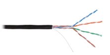 U/UTP 4pair, Cat5e, Solid, Out, PE (4600B-BK)