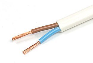 Провод соединительный с двумя жилами Паритет ШВВП 2х0,5 (белый) (Паритет)