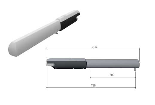 Привод линейный для распашных ворот CAME CAME A3024N