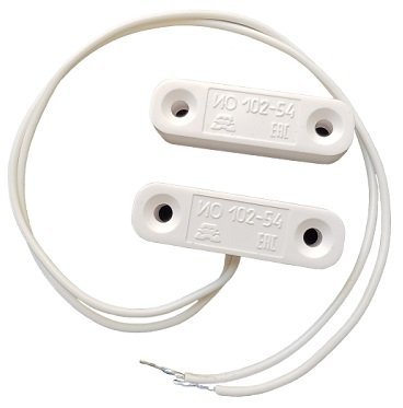 Извещатель охранный точечный магнитоконтактный Магнито-Контакт ИО 102-54 (белый)