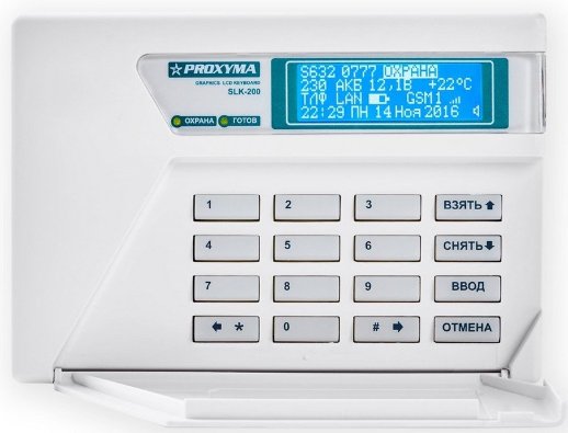 Клавиатура c ЖКИ Проксима SLK-200