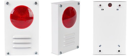 Оповещатель охранно-пожарный комбинированный свето-звуковой антивандальный SLT Марс 24-КУ