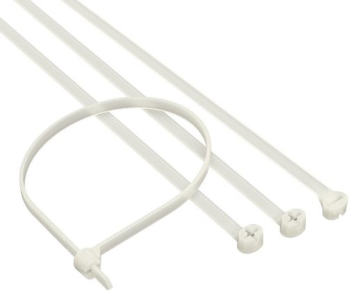 Хомут 4,8x370 P6.6, белый (100шт) (21219SR)