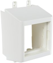 Суппорт с рамкой 1 пост (45х45) на профиль для короба 60х16 (060007S)