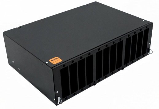 Кросс оптический 19"" Hyperline FO-19V-3U-12xSLT-W130H30-96UN-BK