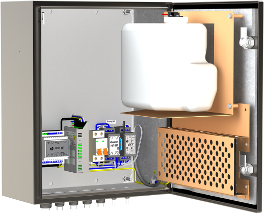 Шкаф монтажный с обогревом Тахион ТШН-3-09
