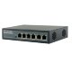 Коммутатор 6-портовый Fast Ethernet с PoE OSNOVO SW-20600/D