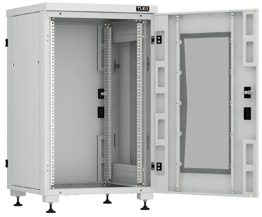 Напольный шкаф серии Lite II 19", 18U TLK TFI-186080-PMPM-R-GY