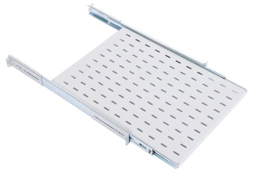 Полка 19" перфорированная выдвижная с телескопическими направляющими ЦМО ТСВ-45