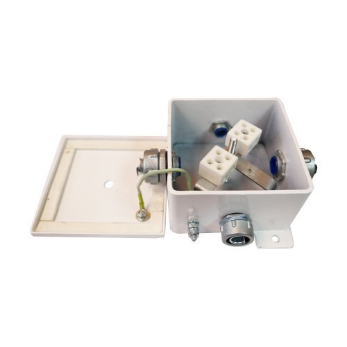 Коробка монтажная огнестойкая Гефест КМ-О (2к*10,0)-IP66-120х120, семь вводов