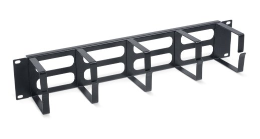 Кабельный организатор 19" CABEUS JB08-2U-BK (7771c)