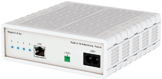 Модем GSM Ритм Стационарный GSM модем 900/1800 МНz (4 SIM, 1 Ethernet)
