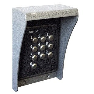 Пластина для установки Полис-51 Витек Монтажный комплект с козырьком для Полис-51, 53, 153