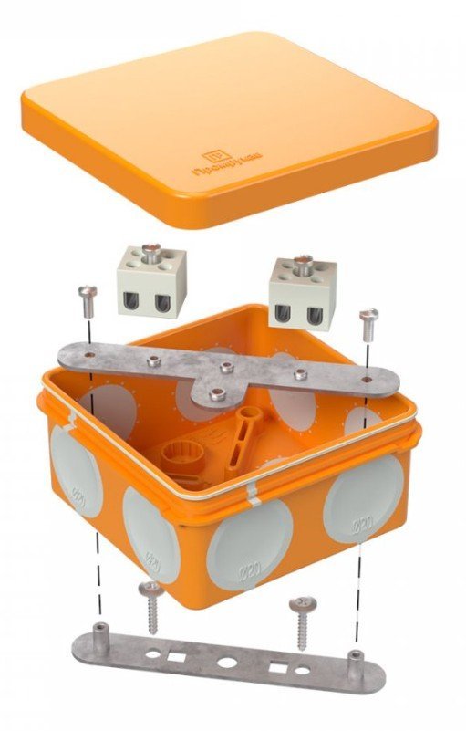 Коробка огнестойкая 80х80х40 (60-0210-FR2.5-4)