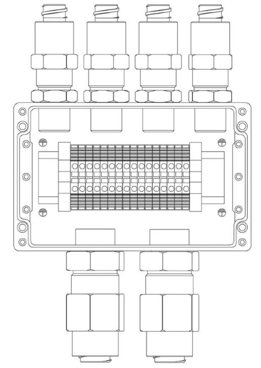 Коробка коммутационная взрывозащищённая Компания СМД КВМК 1607