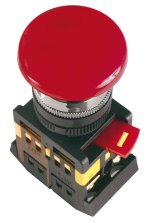 Кнопка AEAL22 'Грибок' с фиксацией красный D=22мм (BBG60-AEAL-K04)