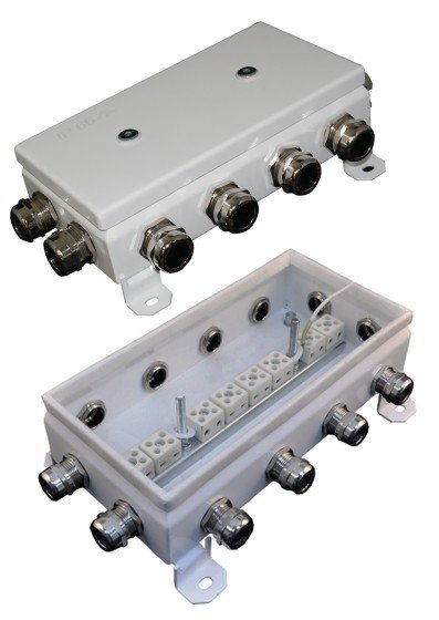 Коробка монтажная огнестойкая Гефест КМ-О (16к)-IP66-1224