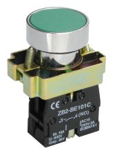 Кнопка LAY5-BA31 без подсветки зеленая 1з (BBT60-BA-K06)