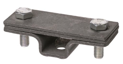 Держатель фасадный 2-х болтовый с контактной пластиной для полосы шириной 20-40мм TDM (SQ2402-3272)