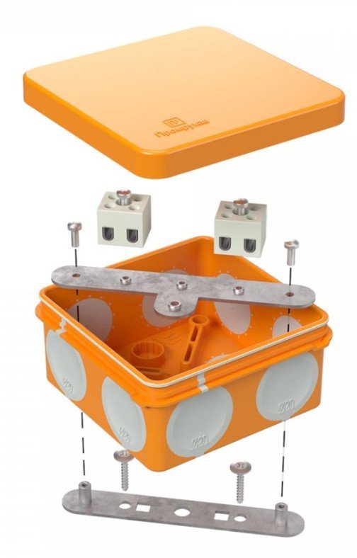 Коробка огнестойкая 80х80х40 (60-0210-FR2.5-6)