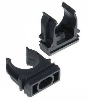 Крепление для труб ПВХ Промрукав Держатель D=32 черный (PR.02732ч)