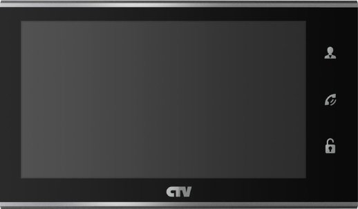Монитор домофона цветной с функцией «свободные руки» CTV CTV-M2702MD (черный)