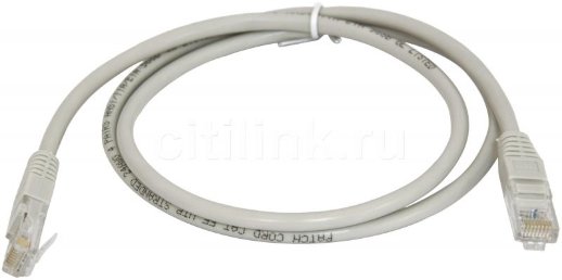 Патч-корд медный Hyperline PC-LPM-UTP-RJ45-RJ45-C5e-1.5M-LSZH-GY